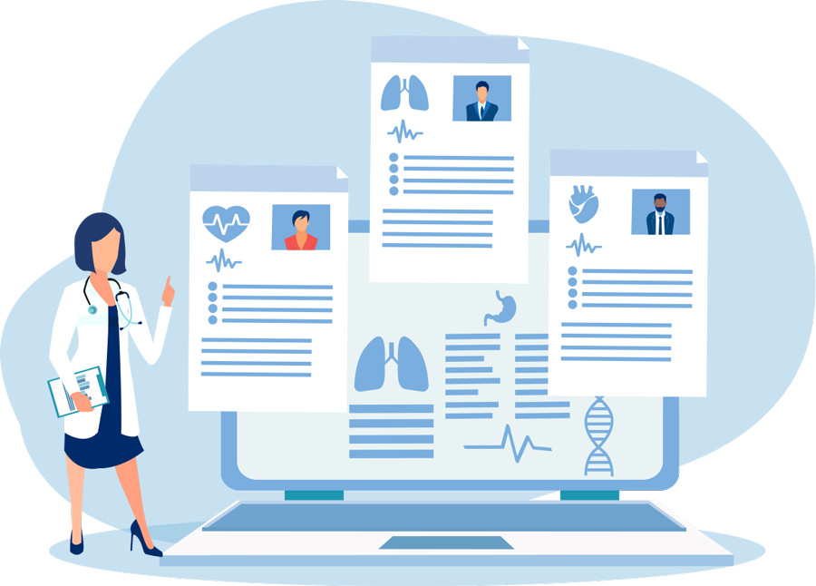 Image of Patients Records