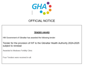 Image of Tender Aware Notice Ivf