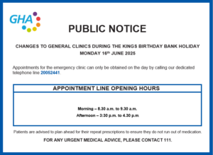 Image of Public Notice King Birthday