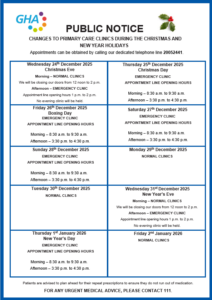 Image of Public Notice Christmas & New Year