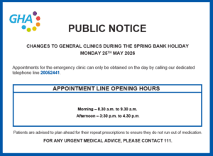 Image of Public Notice Spring Bank Holiday